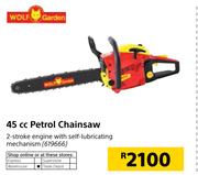 Wolf Garden 45cc Petrol Chainsaw