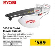 Ryobi 3000W Electric Blower Vacuum