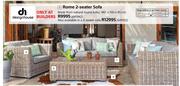 Design House Roma 2 Seater Sofa-180 x 100 x 85cm