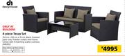 Design House 4 Piece Texas Set-252cm x 130cm x 76cm