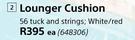 Design House Lounger Cushion-Each
