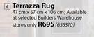 Terrazza Rug-47cm x 57cm x 106cm