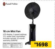 Russell Hobbs 18cm Mist Fan