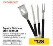 Megamaster 3 Piece Stainless Steel Tool Set