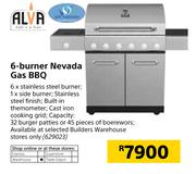 Alva 6 Burner Nevada Gas BBQ