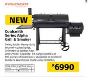 Megamaster Coalsmith Series Alpha Grill & Smoker