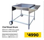 Chef Braai Drum-600mm x 900mm