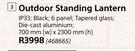 Bright Star Outdoor Standing Lantern-700mm(W) x 2300mm(h)