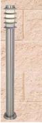 Eurolux Outdoor Stainless Steel Louvre Bollard-445mm(h) x 120mm(d)