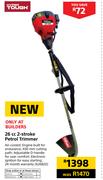 Hyper Tough 26cc 2 Stroke Petrol Trimmer