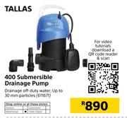 Tallas 400 Submersible Drainage Pump