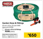 Watex 20mm x 30m & Fittings