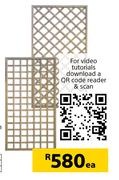 96mm Diamond Or Square Trellis-900mm x 1800mm Each