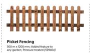 Picket Fencing-600mm x 1200mm