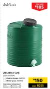 JoJo Tanks 20Ltr Wine Winter Grass