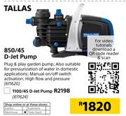 Tallas 1100/45 D-Jet Pump