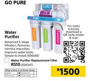 Go Pure Water Purifier Replacement Filter