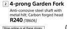 Lasher 4 Prong Garden Fork