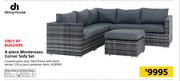 Design House 4 Piece Montersso Corner Sofa Set