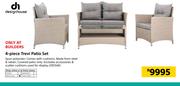 Design House 4 Piece Trevi Patio Set