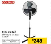 Goldair 40cm Pedestal Fan Black GPF-YAB 