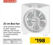 Goldair 25cm Box Fan