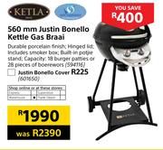 Ketla 560mm Justin Bonello Kettle Gas Braai