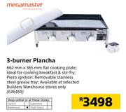 Megamaster 3 Burner Plancha-662mm x 365mm