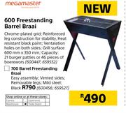 Megamaster 600 Freestanding Barrel Braai