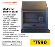 Megamaster Mild Steel Built In Braai