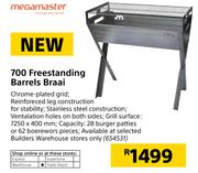 Megamaster 700 Freestanding Barrels Braai