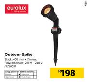 Eurolux Outdoor Spike Black-400mm x 75mm