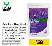 Starke Ayres Doy Pack Plant Food/Growing Orchids/Flowering Loving/Acid Loving/Hydrangea Food-500g.