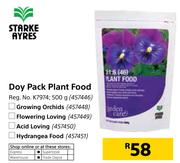 Starke Ayres Doy Pack Plant Food/Growing Orchids/Flowering Loving/Acid Loving/Hydrangea Food-500g