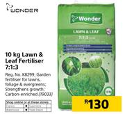 Wonder Lawn & Leaf Fertiliser 7:1:3-10Kg