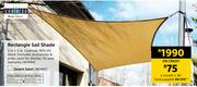 Coolaroo Rectangle Sail Shade 5m x 3m