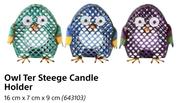 Owl Ter Steege Candle Holder 20cm x 11cm x 28cm-Each