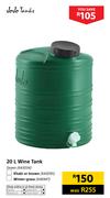 Jojo Tanks 20L Wine Green Tank