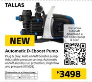 Tallas Automatic D-Eboost Pump