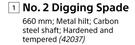 Lasher No 2 Digging Spade