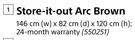 Keter Store It Out Arc Brown