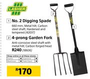 Lasher 4 Prong Garden Fork