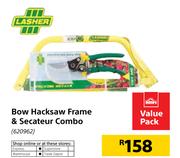 Lasher Bow Hacksaw Frame & Secateur Combo