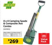 Lasher 4x4 Camping Spade & Composite Axe Combo