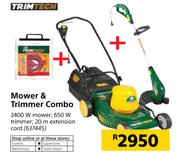 Trimtech Mower & Trimmer Combo