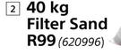Blue Chem 40kg Filter Sand