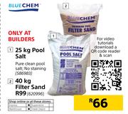 Blue Chem 40kg Filter Sand