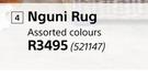 Design House Nguni Rug