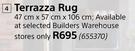 Terrazza Rug-47cm x 57cm x 106cm