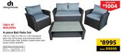 Design House 4 Piece Bali Patio Set